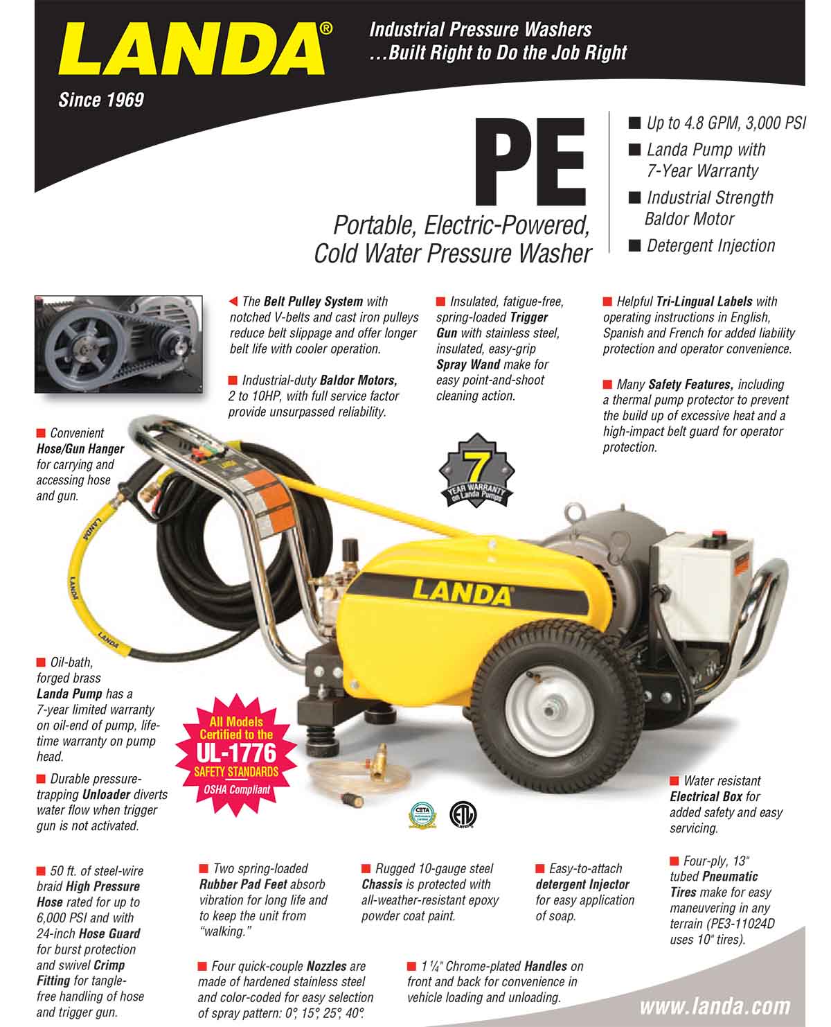 LANDA PE Equipment Flyer