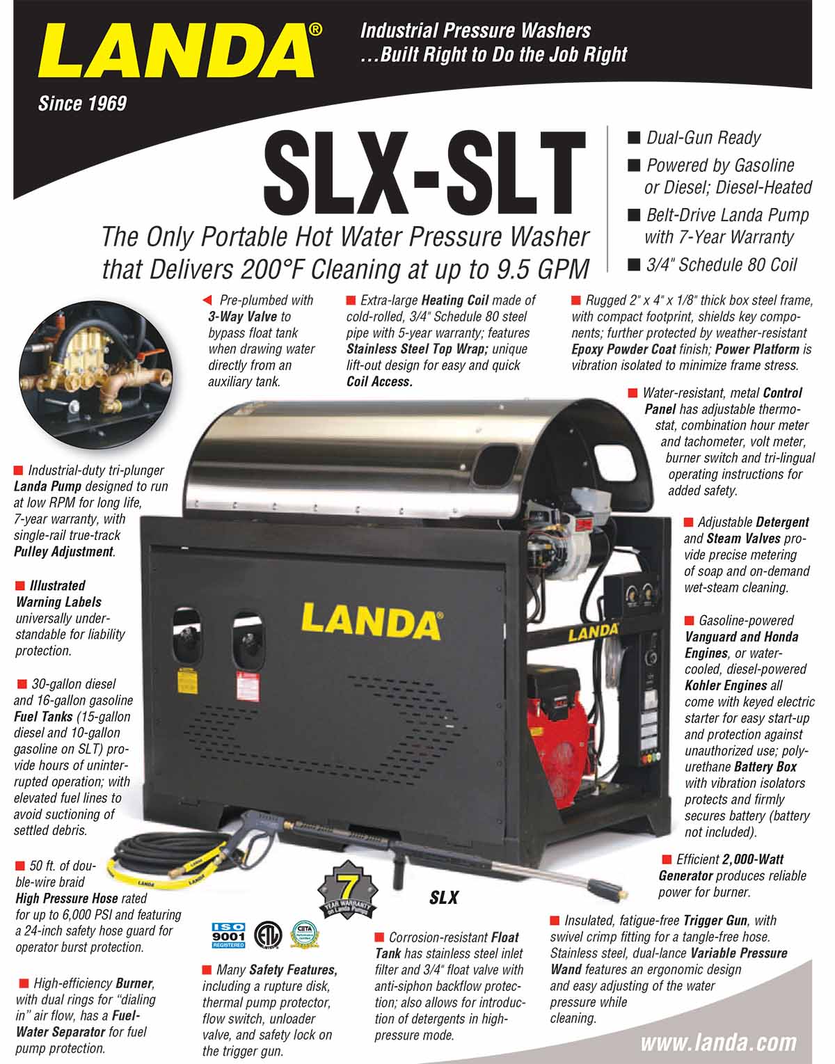 LANDA SLX-SLT Product Flyer